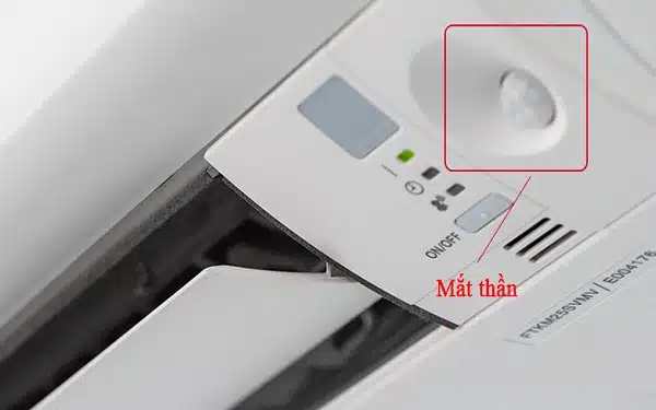 Mắt thần điều hòa bị hỏng có thể khiến thiết bị không nhận được tín hiệu từ điều khiển