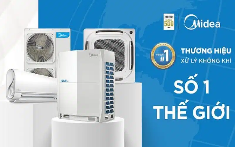 Midea cung cấp nhiều dòng điều hòa với các phân khúc đa dạng