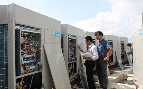 Quy trình bảo dưỡng hệ thống điều hòa công nghiệp