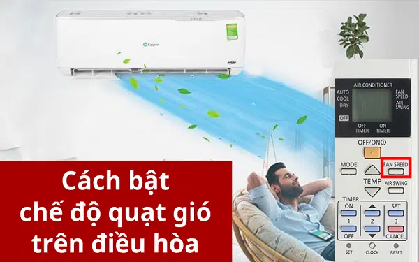 Chế độ Fan Speed của điều hòa là gì? Cách bật chế độ quạt gió điều hòa chi tiết nhất